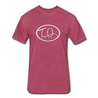 TQ Music Logo Fitted Cotton/Poly T-Shirt by Next Level - heather burgundy