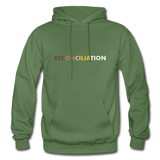 Reconciliation Hoodie - (light print) - military green