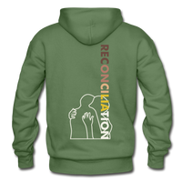Reconciliation Hoodie - (light print) - military green